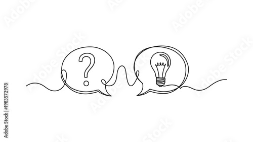 Inspiration and idea generation concept.