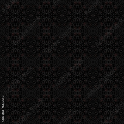 Tableau sur toile Dark Intricate Web Seamless Pattern