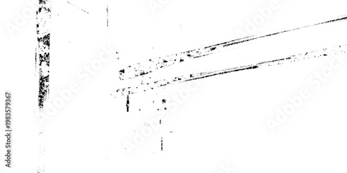 Abstract black and white grunge texture background with heavy ink splatters, weathered distressed surface for overlay effects, industrial vintage grainy wall with scratched details and high contrast.