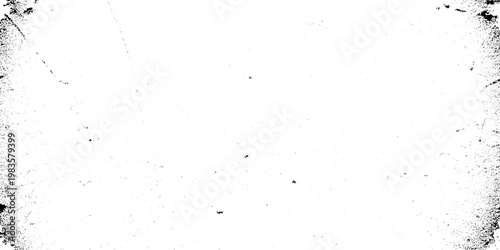 Abstract black and white grunge texture background with heavy ink splatters, weathered distressed surface for overlay effects, industrial vintage grainy wall with scratched details and high contrast.