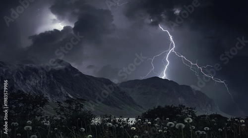 A thunder storm is aproaching