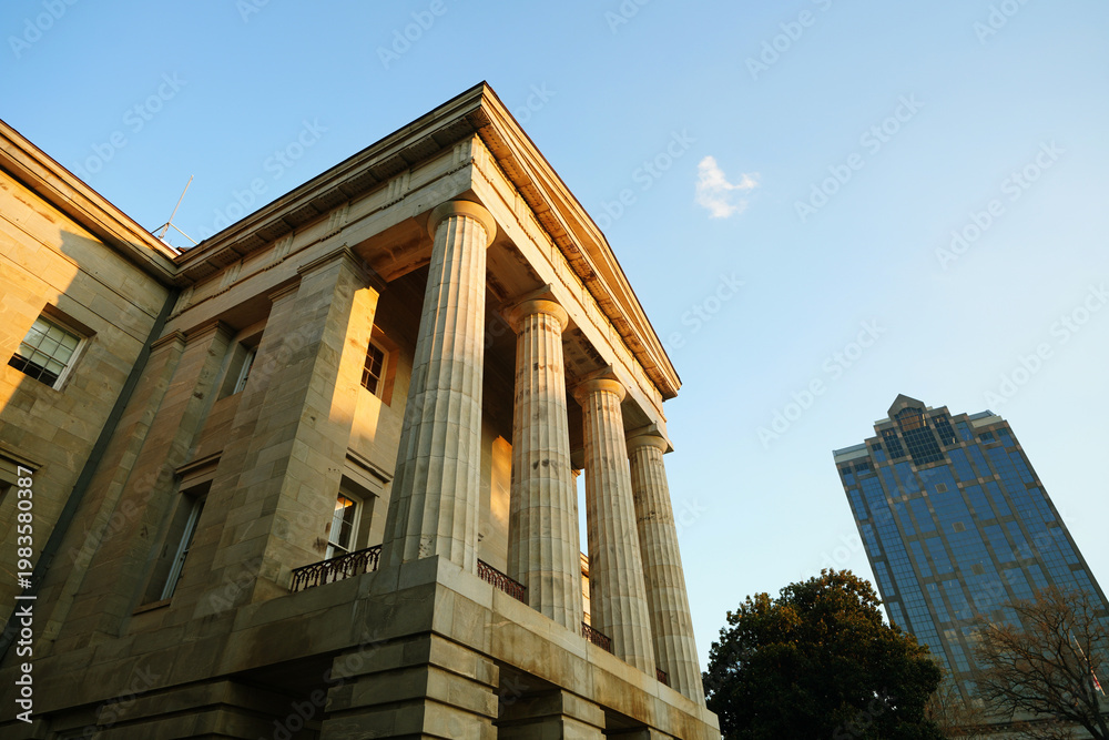 Fototapeta premium The North Carolina State Capitol building in downtown Raleigh