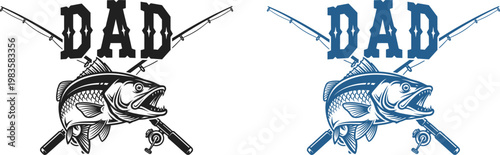 Happy fathers day fishing dad design perfect gift ideas for your loving father best pop