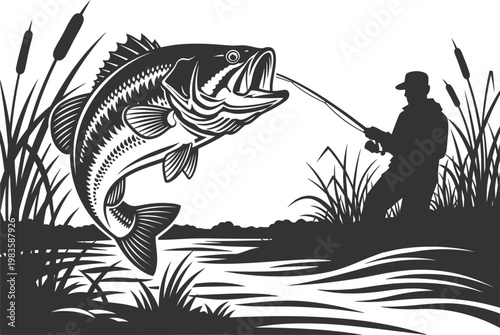 Fathers day fishing gift ideas a silhouette of a father and son enjoying a peaceful fishing trip