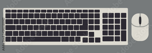 Virtual Computer Keyboard Interface – Modern Touchscreen Typing UI Design