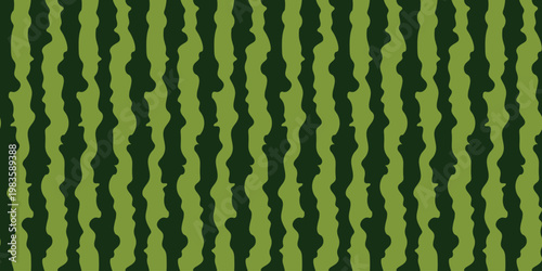 Watermelon texture green striped rind natural fruit pattern background