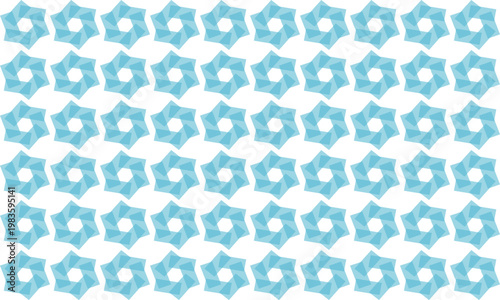 seamless pattern with shapes, green blue diamond cross ring round hexagon block on white background, design for fabric print or t-shirt paint screening