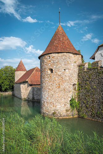 Schloss Hallwyl moated castle in Aargau Switzerland