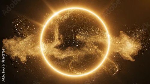 Wallpaper Mural Solar Eclipse with Bright Ring. Torontodigital.ca