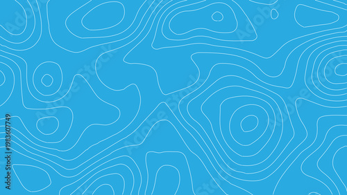 Topography inspired antique map design showing natural terrain features through classic elevation lines, geographic grid overlay, and weathered textures ideal for geography, exploration.