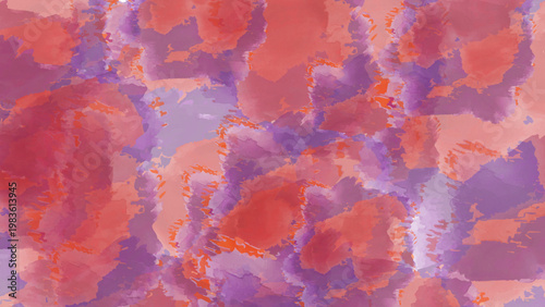 Abstract Watercolor Background with Soft Gradient Wash and Artistic Texture