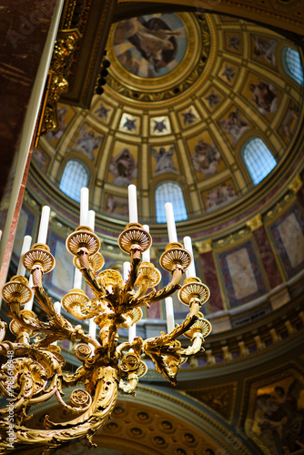 golden dome of the church
