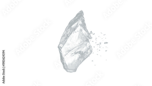 Foto Minimalist shattered glass