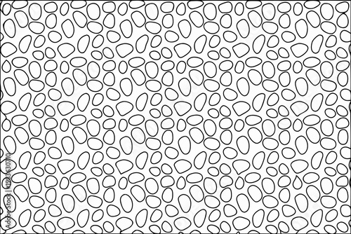 Foto Abstract pattern of organic shapes resembling pebbles or stones