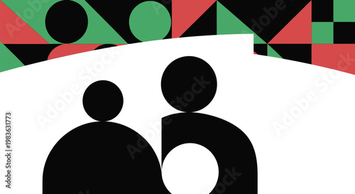 Juneteenth celebration abstract art depicting freedom unity and remembrance of emancipation