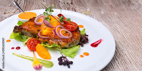 Roasted Poultry With Oranges And Vegetables