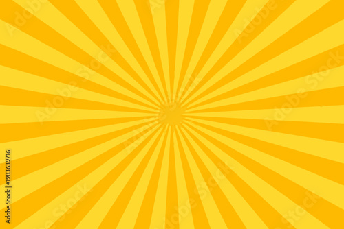 A vibrant yellow burst with radiating lines from a central point