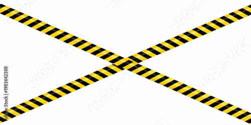 Caution tape pattern with bold yellow and black diagonal stripes