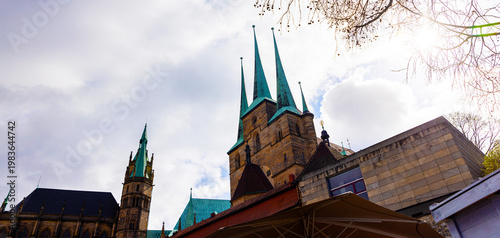 the historic churches of erfurt germany