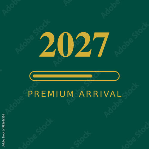2027 Premium Arrival Luxury Typography
