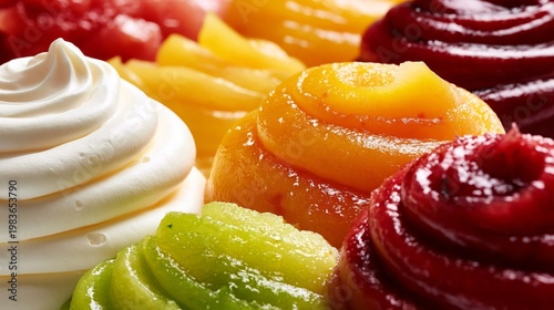 Sweet Treats With Different Flavors on Display at a Dessert Shop During Daytime