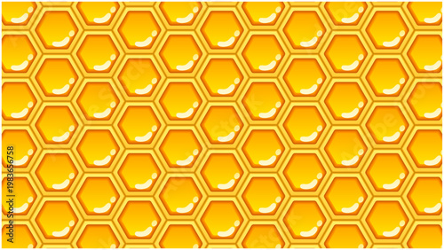 ハニカム背景
