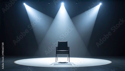 spotlight on stage