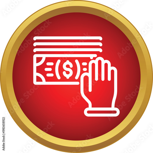 Hand refusing a stack of money, symbolizing integrity and rejecting bribery