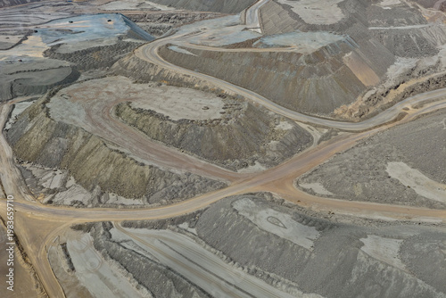 Process of Formation of Mine Waste Dumps by Sectors and Levels
