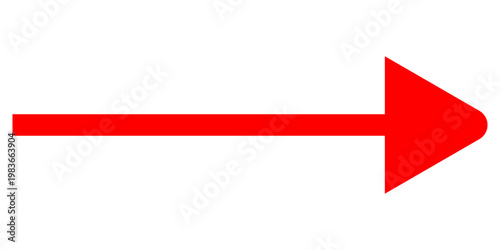 Short arrow vector icon. Isolated design element