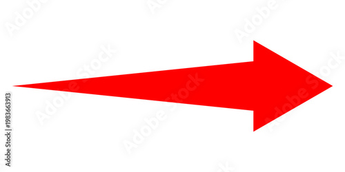 Short arrow vector icon. Isolated design element