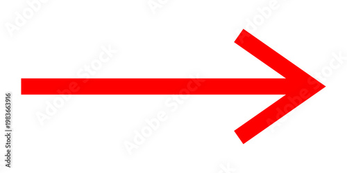 Short arrow vector icon. Isolated design element