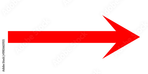 Short arrow vector icon. Isolated design element