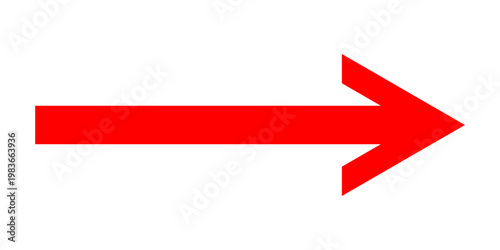 Short arrow vector icon. Isolated design element