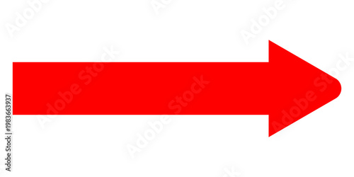 Short arrow vector icon. Isolated design element