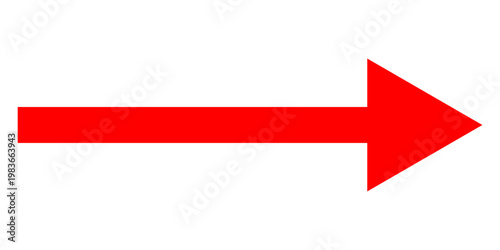 Short arrow vector icon. Isolated design element