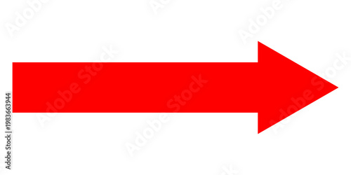 Short arrow vector icon. Isolated design element