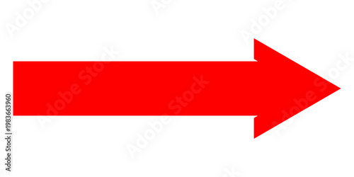 Short arrow vector icon. Isolated design element