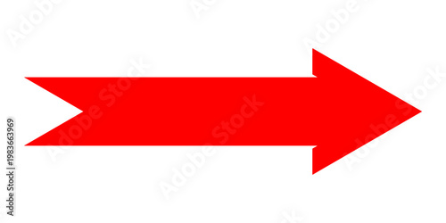 Short arrow vector icon. Isolated design element