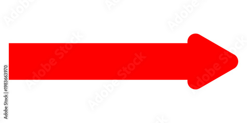 Short arrow vector icon. Isolated design element