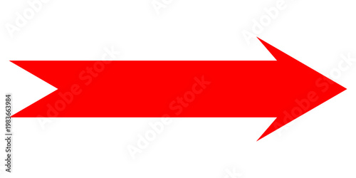 Short arrow vector icon. Isolated design element