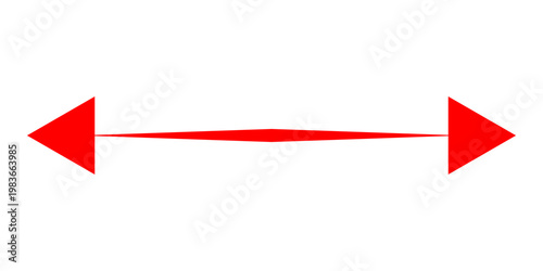 Short arrow vector icon. Isolated design element