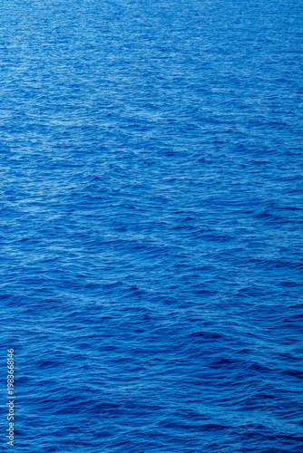 View of the deep blue aegean sea 
