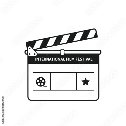 International Film Festival Clapper Board