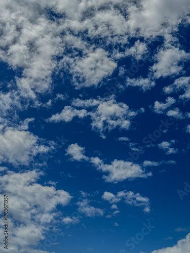 blue sky with clouds