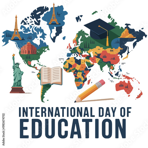 International Day of Education Concept.