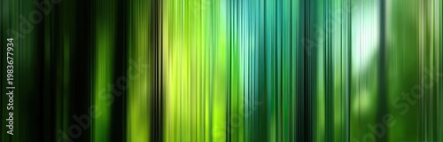 Vibrant Green and Teal Vertical Stripes Abstract Background.