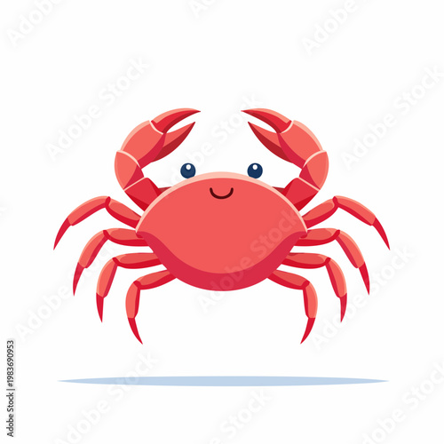 カニイラストアイコンシンプル素材