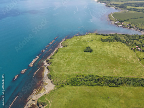 Black Sea coastline near village of Varvara, Bulgaria