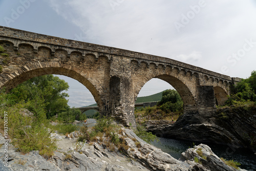 Korsika - Fluss Tavignano - Altiani Brücke